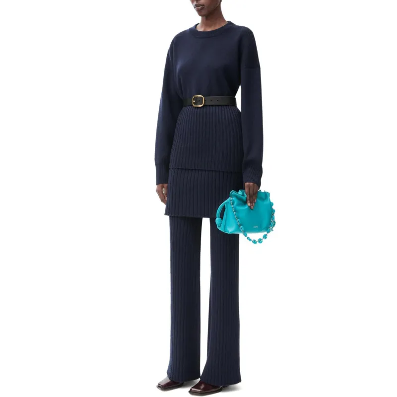 LOEWE Dropped Shoulder Knitted Jumper-1