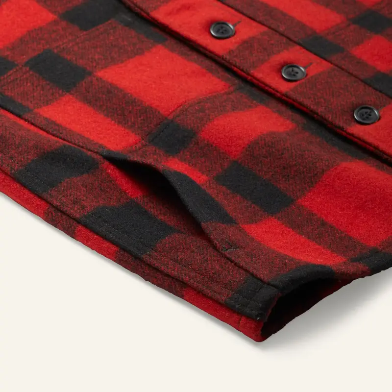 Filson Mackinaw Plaid check Wool Gilet-3