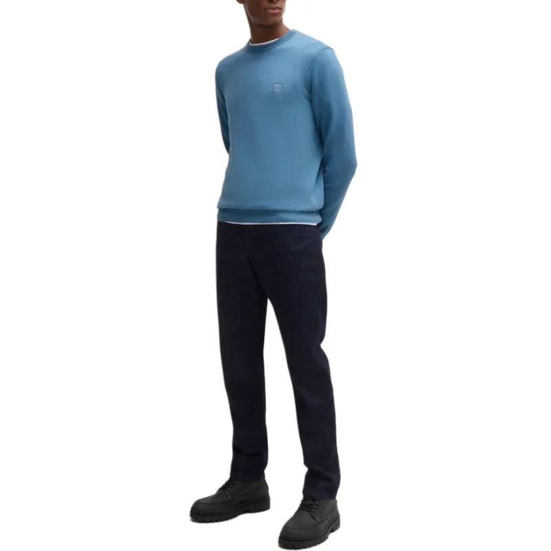 HUGO BOSS FW24 Sweater Men's Blue-1