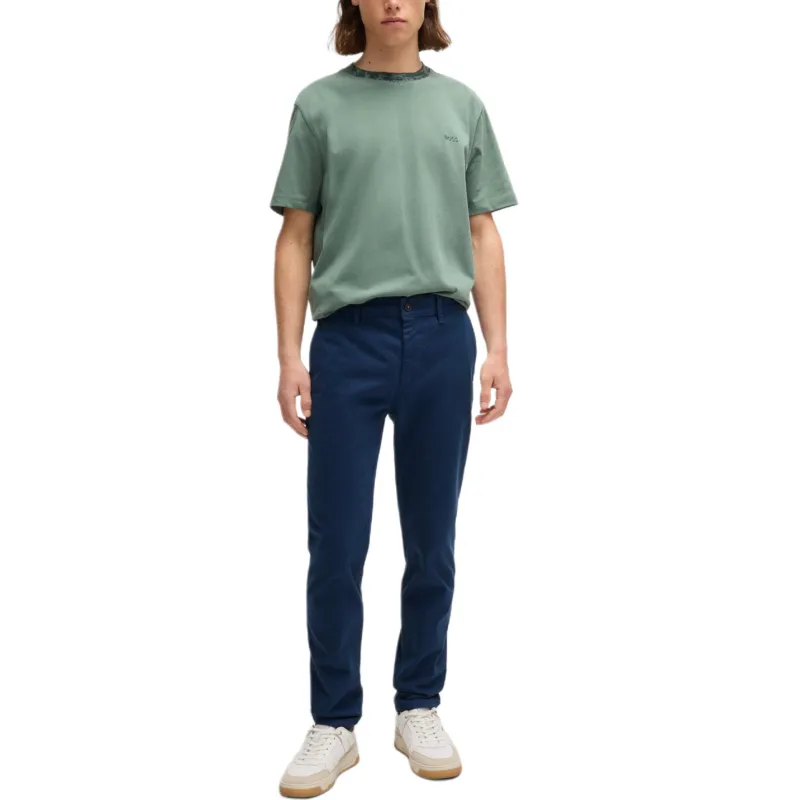 HUGO BOSS FW24 Casual Pants Men's Dark Blue-1
