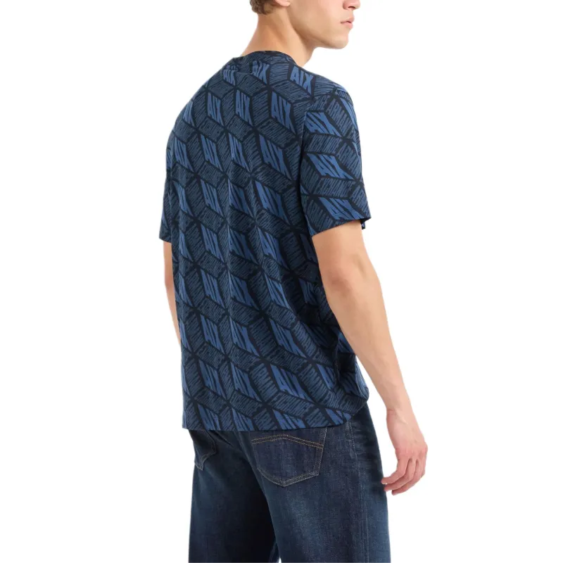 ARMANI EXCHANGEAE FW24 T Shirt Men's Blue-2