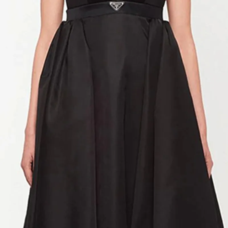 PRADA Sleeveless Dresses Women's Black-5