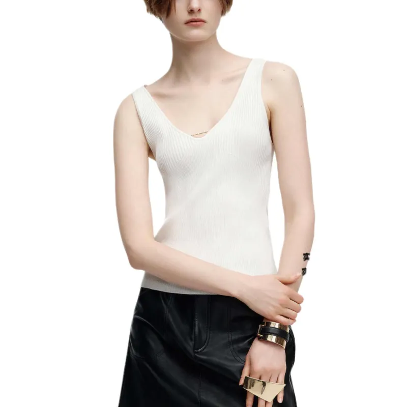 KARL LAGERFELD FW24 Tank Top Women's White-2