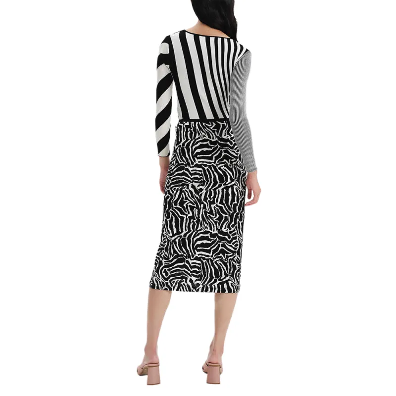 DVF Diane Von Furstenberg SS23 Knitwear Women's Black White-3