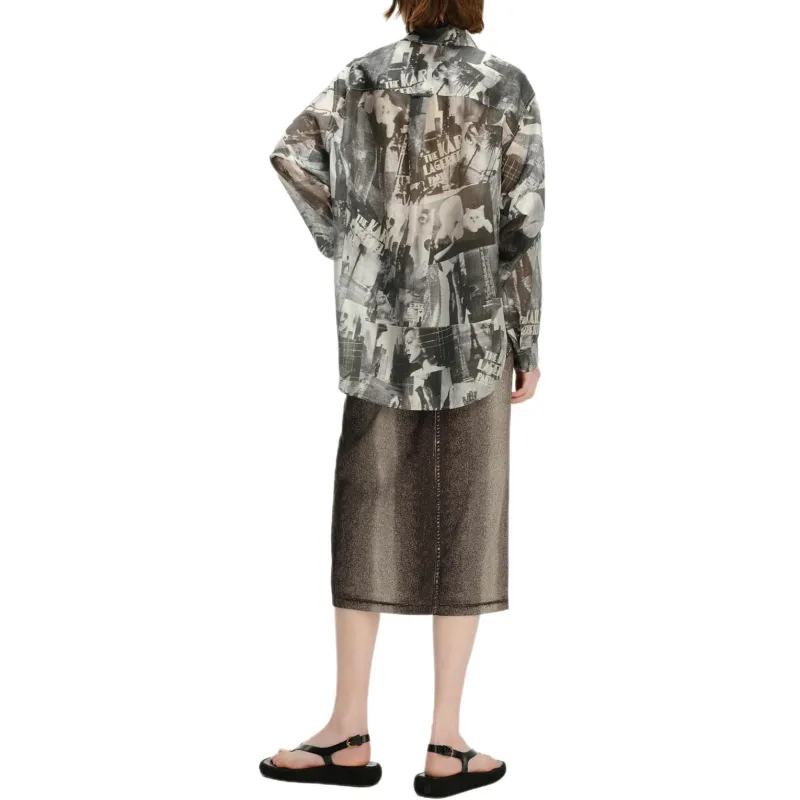 KARL LAGERFELD SS24 Shirt Women's Black White-2