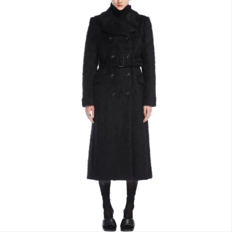 SportMax Coats Women's Black-1