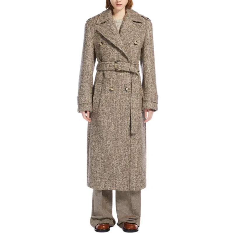 SportMax Double Breasted Belted Coat-1