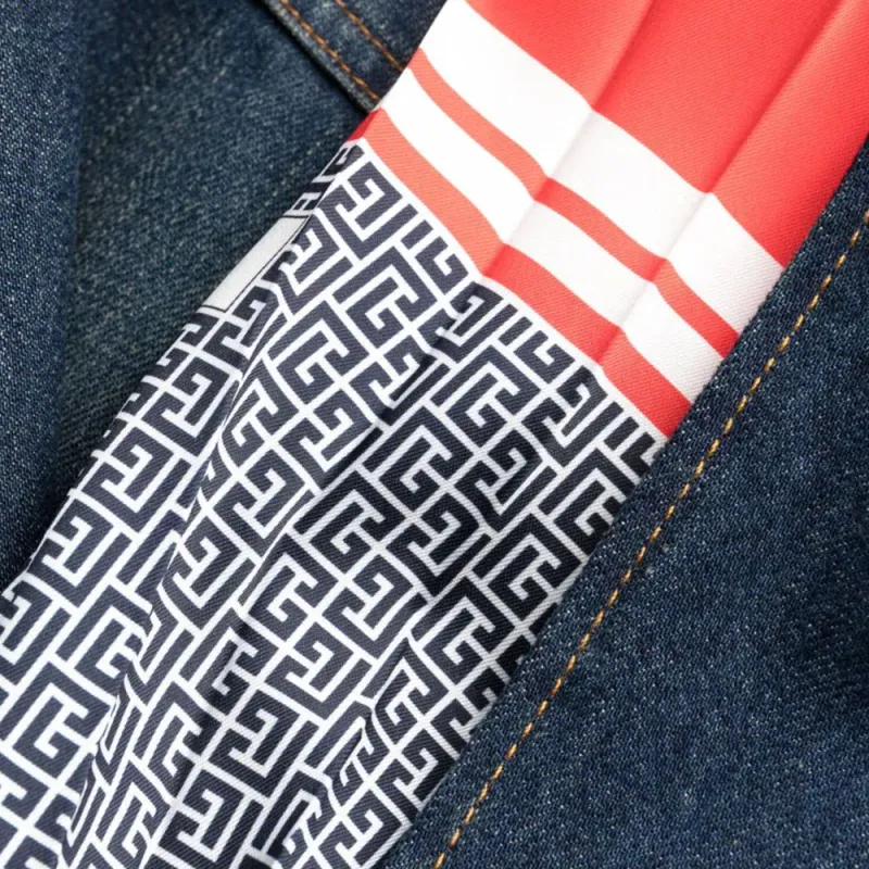 BALMAIN Logo detailing Flared Washed Jeans-4