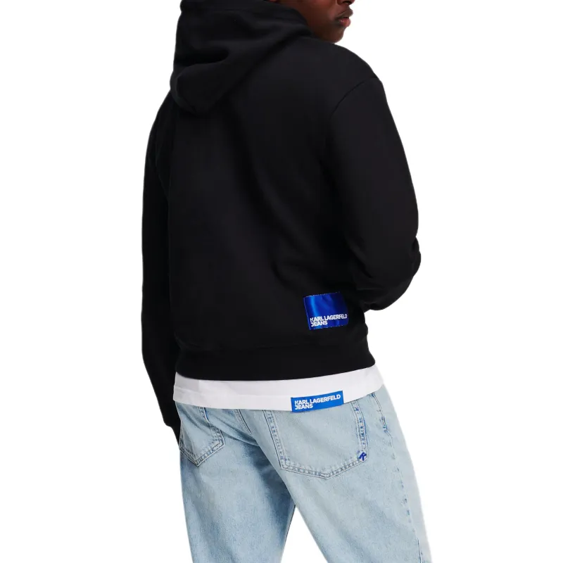KARL LAGERFELD / Karl Lagerfeld Jeans Box logo Organic cotton Hoodie-1