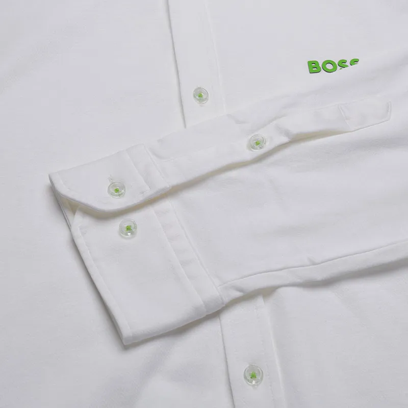 HUGO BOSS Long Sleeved Shirt Men's White-6