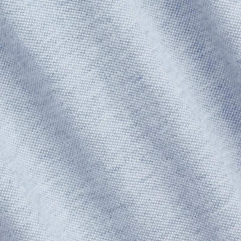 Polo Ralph Lauren Jacquard Textured Mesh Shirt Shirt Men's Light Blue-5