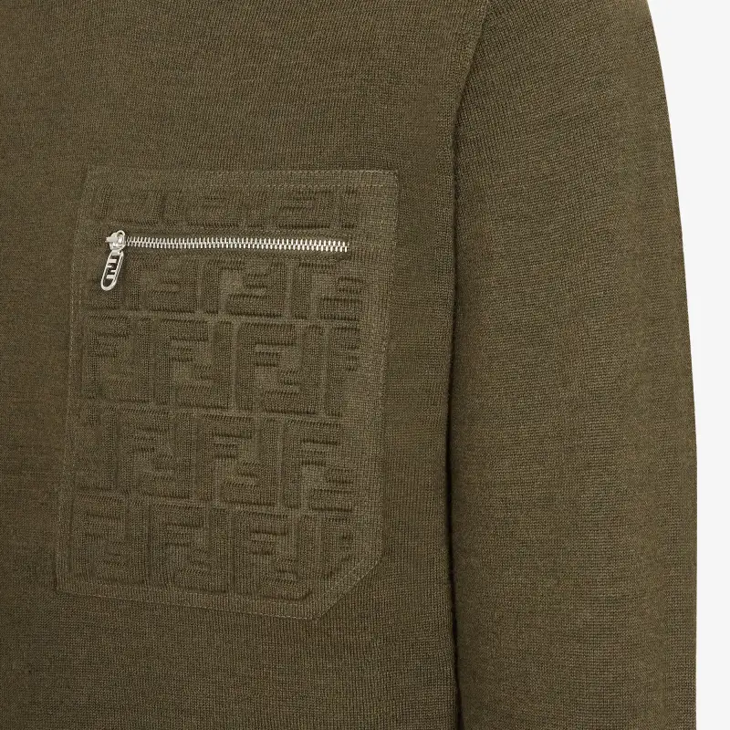 FENDI Long Sleeved Crewneck Jumper-2