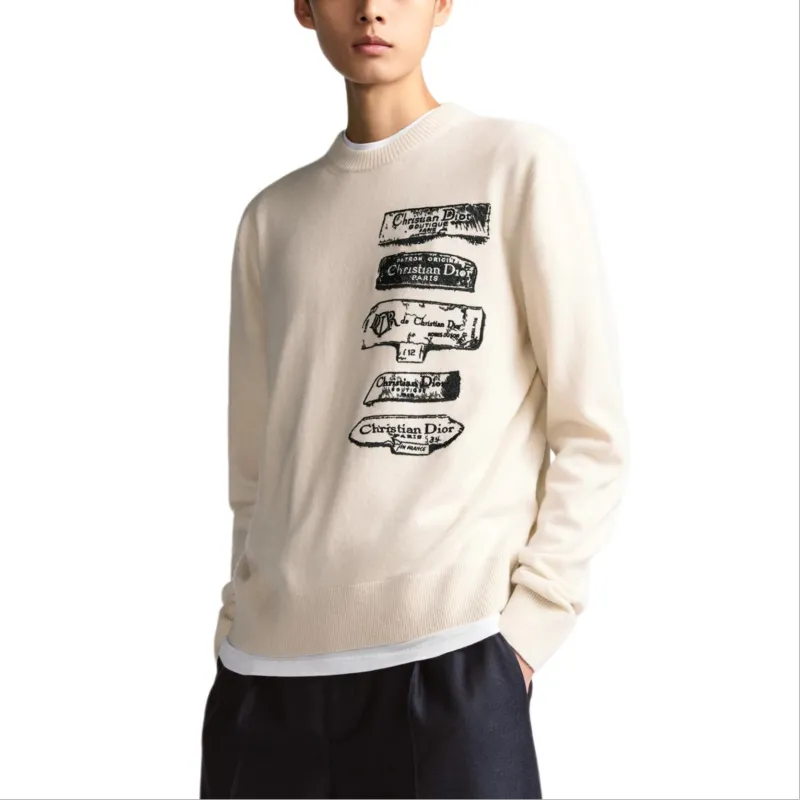 DIOR Sweaters Men White-3