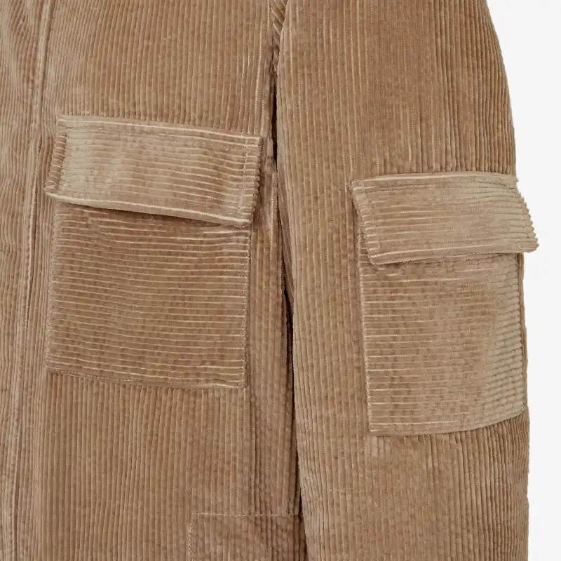 FENDI FW24 Jackets & Coats Men's Light Brown-4