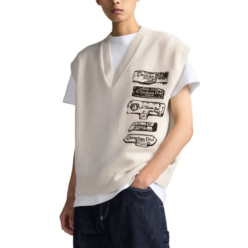 DIOR Sweaters Men White-3