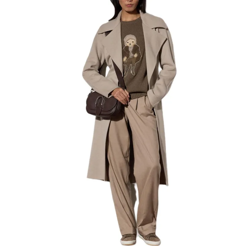 Polo Ralph Lauren FW24 Coats Women's Light Brown-1