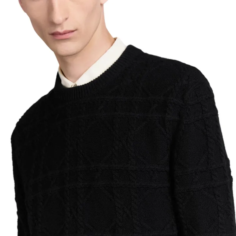 DIOR Icon FW24 Cashmere Sweater Men's Black-5