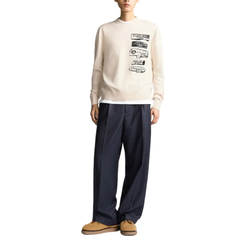 DIOR Sweaters Men White-2