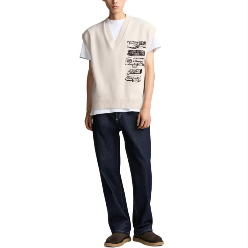 DIOR Sweaters Men White-2