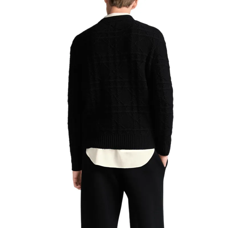 DIOR Icon FW24 Cashmere Sweater Men's Black-3
