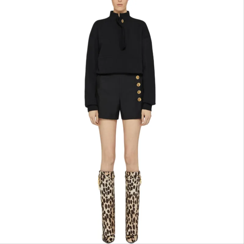 Givenchy Buttons Detailed Shorts-1