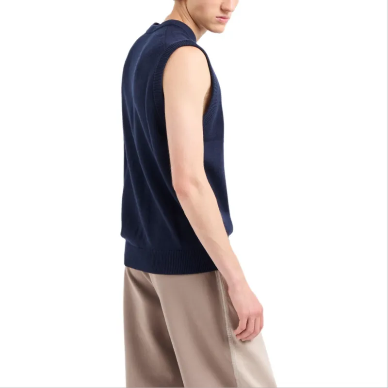 ARMANI EXCHANGEAE FW24 Tank Tops Men's Blue-4