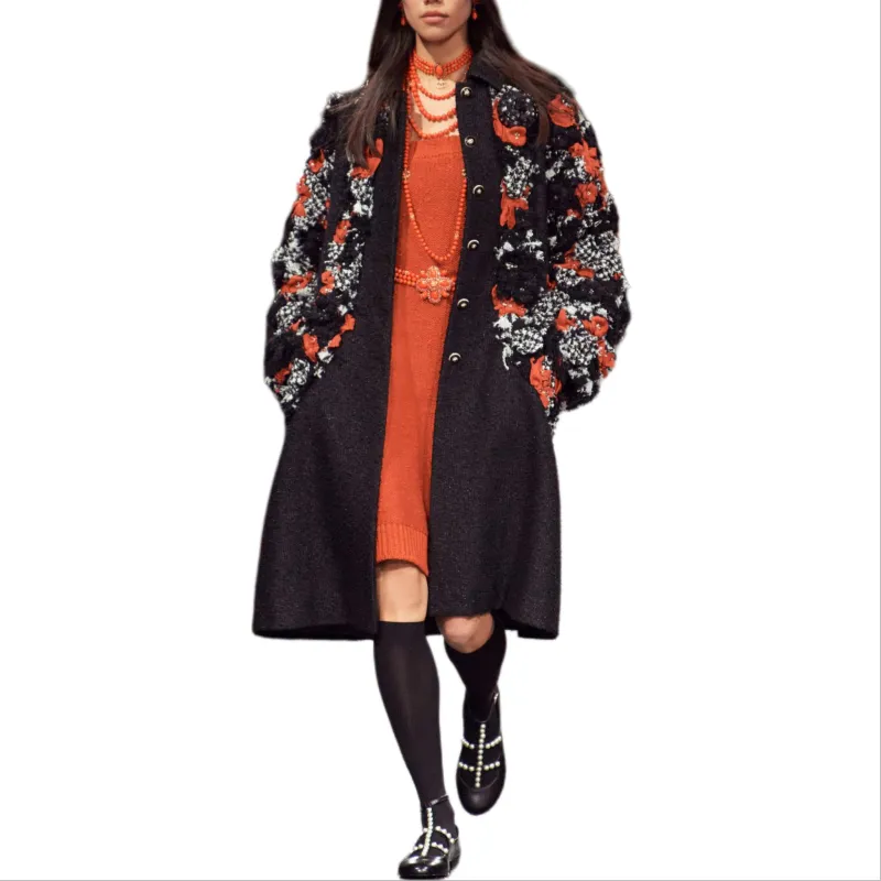 CHANEL FW24 Sleeveless Dress Women's Orange-1