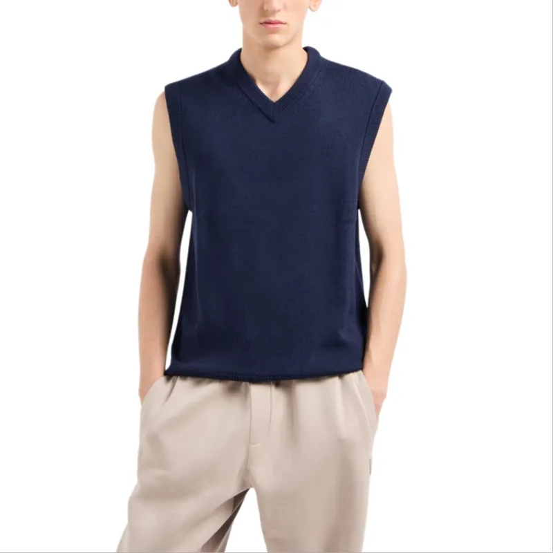 ARMANI EXCHANGEAE FW24 Tank Tops Men's Blue-2