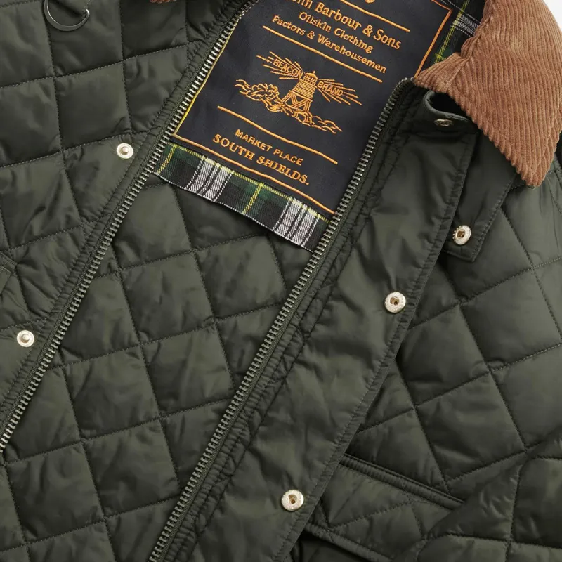 BARBOUR Puffer Jacket Men's Green-8