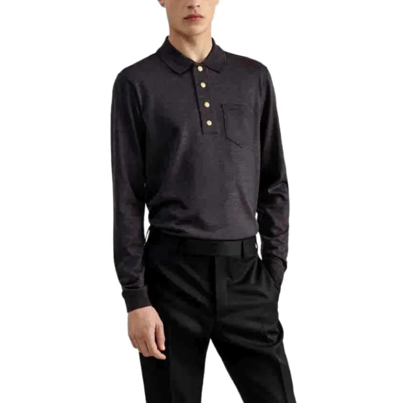 Dunhill Polo Shirts Men Black-1