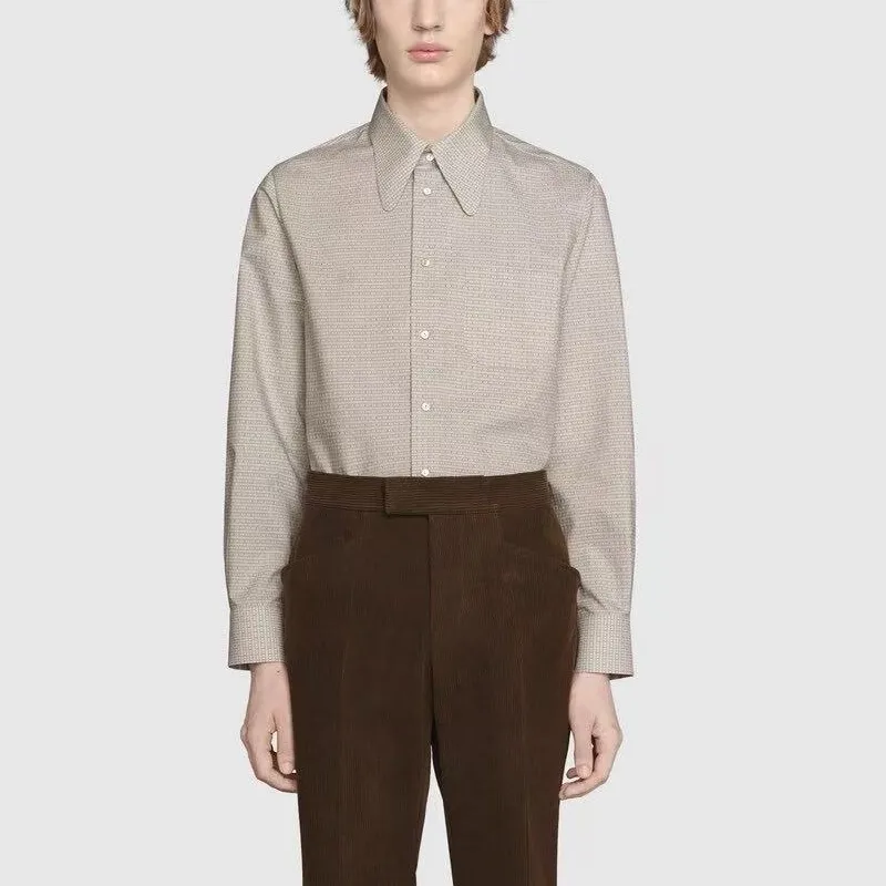 GUCCI Shirts Men Light Blue-1