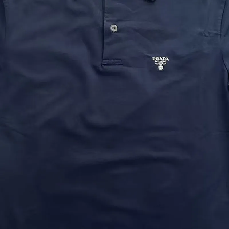 PRADA Polo Shirt Men's Navy Blue-3