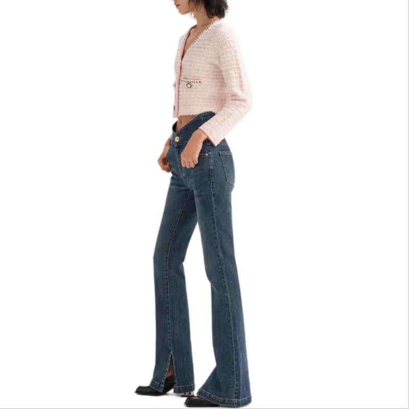 KARL LAGERFELD SS23 Casual Pants Women's Blue-3