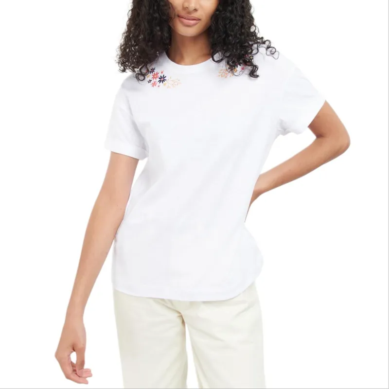 BARBOUR Regular T-Shirt Women's White-2
