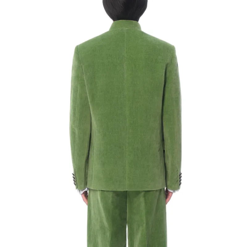 RED VALENTINO Buttoned Long Sleeved Jacket-5