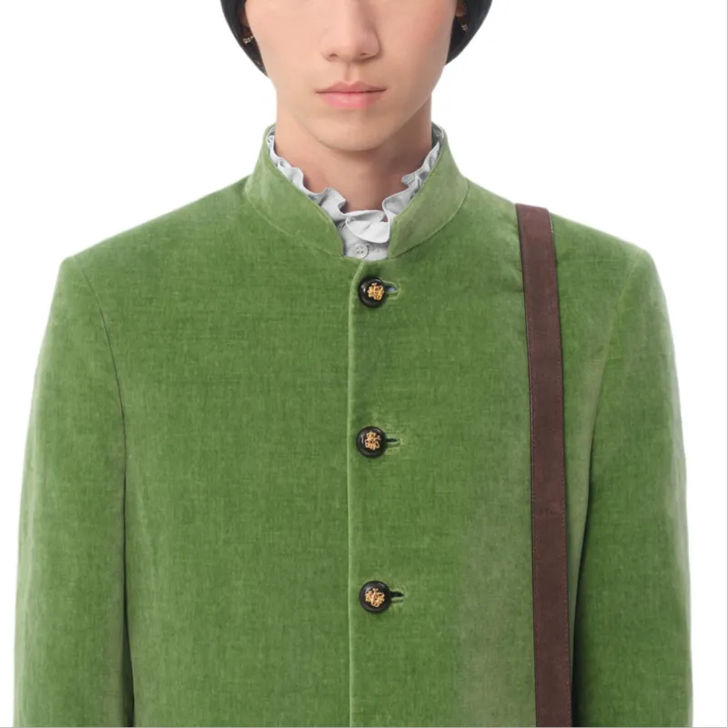 RED VALENTINO Buttoned Long Sleeved Jacket-8