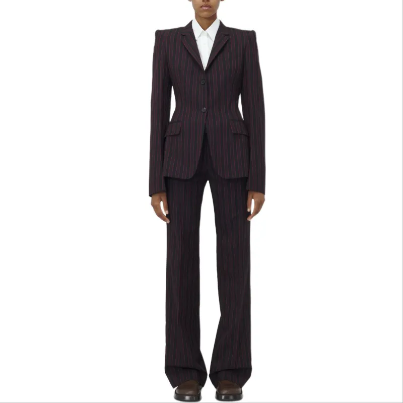 McQ Alexander McQueen Pinstriped Blazer-1