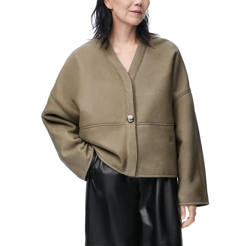 LOEWE SS25 Women's Pre Selection Collection Jackets & Coats Women's Green-2