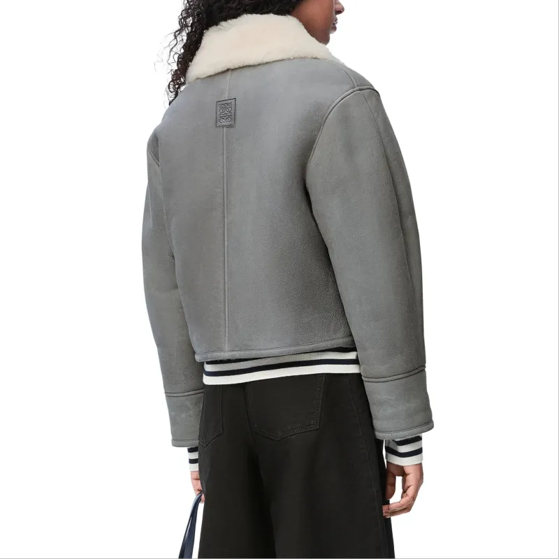 LOEWE SS25 Women's Pre Selection Collection Jackets Coats Women's Gray-3
