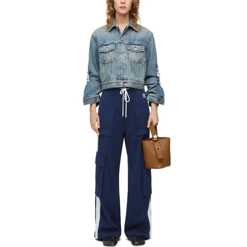 LOEWE Cargo Tracksuit Trousers 'Marine'-1