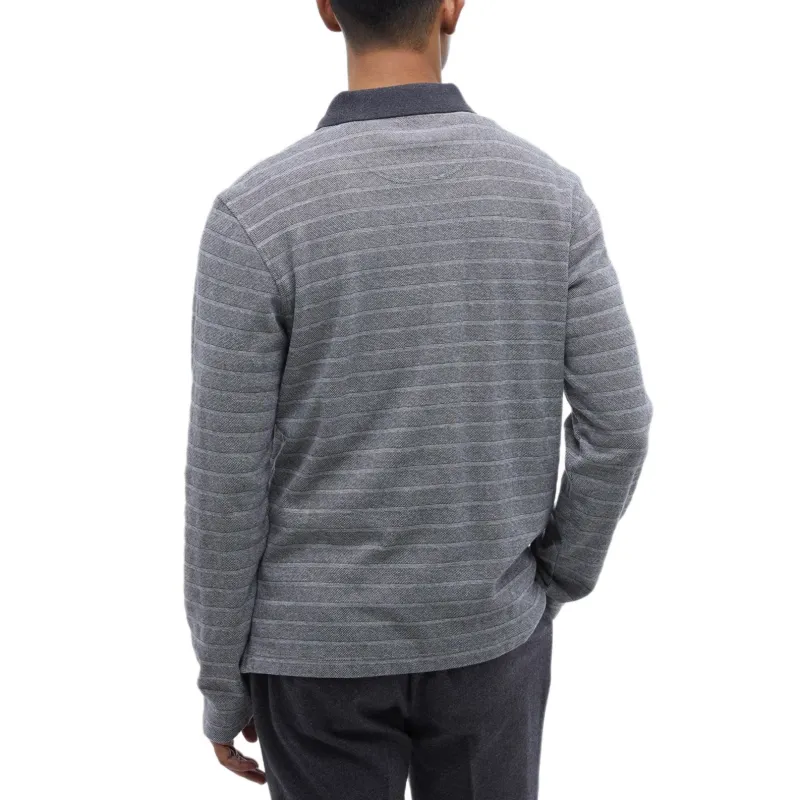 BARBOUR Cleveland FW24 Polo Shirt Men's Gray-3