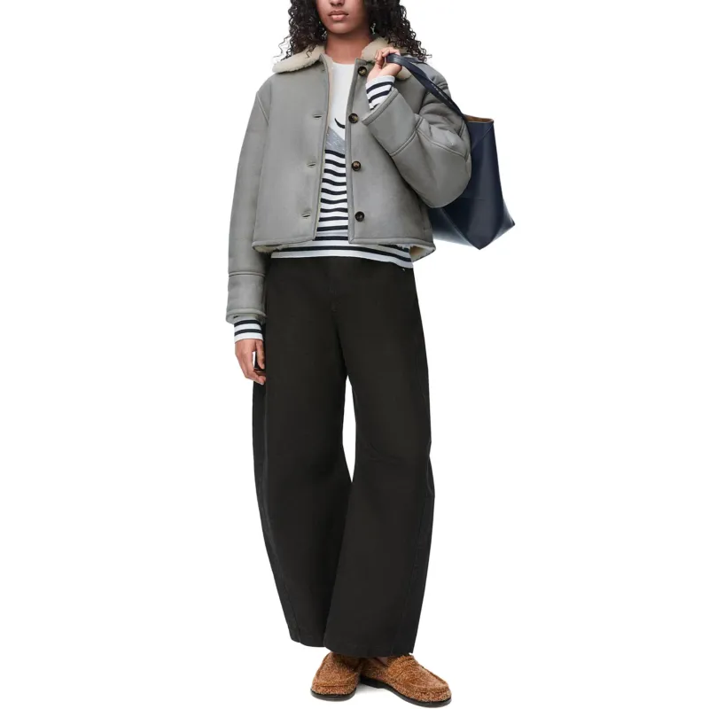 LOEWE SS25 Women's Pre Selection Collection Jackets Coats Women's Gray-1