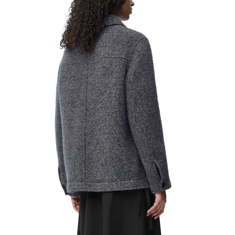 LOEWE Wool Jacket 'Dark Grey'-2