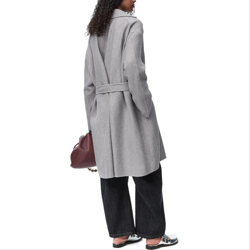 LOEWE SS25 Women's Pre Selection Collection Coat Women's Gray-3