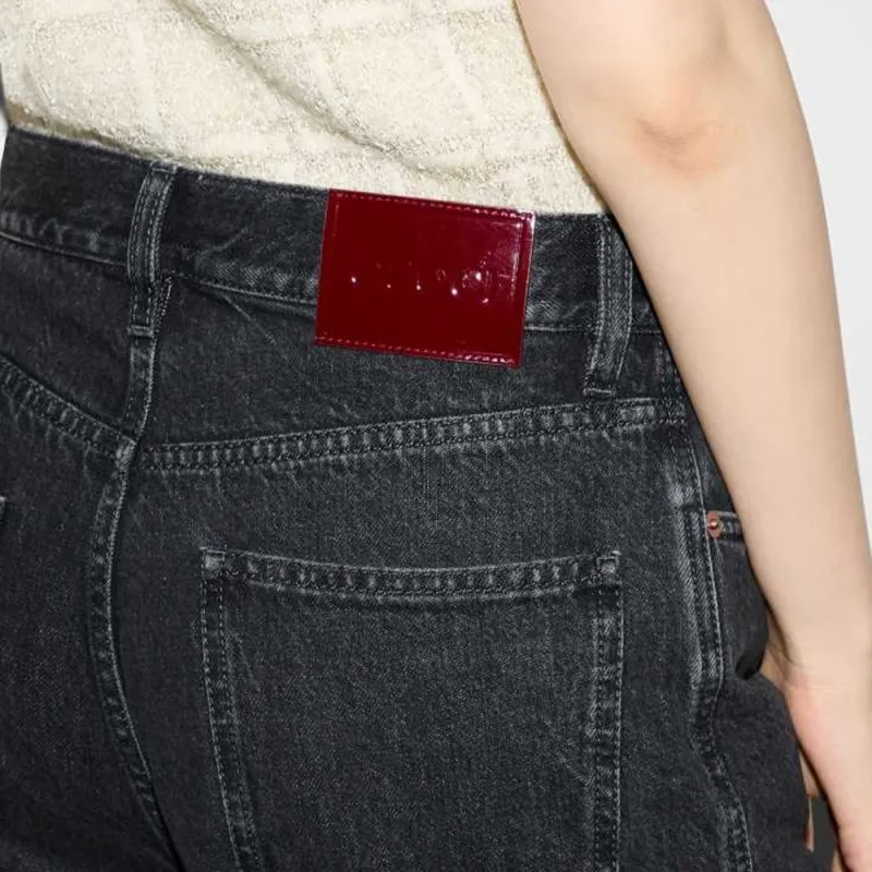 GUCCI Wide Leg Denim Pants-4