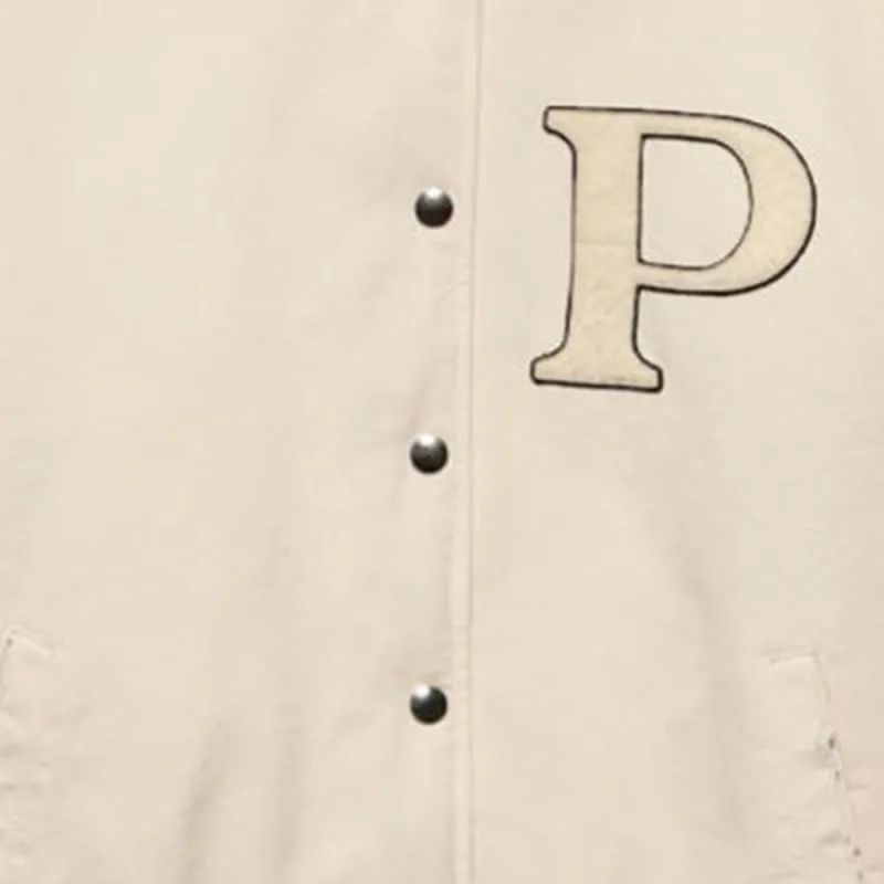 PRADA Canvas Bomber Jacket With Patches-5