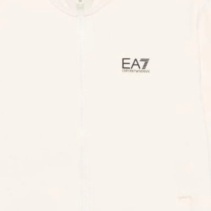 EMPORIO ARMANI Rubberised Logo Zip Up Sweatshirt-6