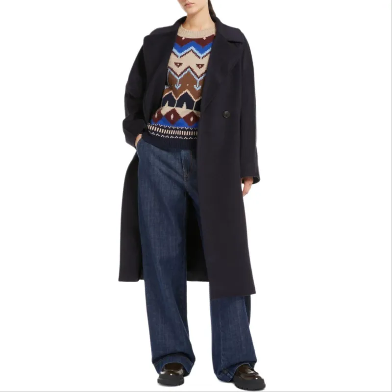 WEEKEND MaxMara Belted Long Sleeved Coat-2