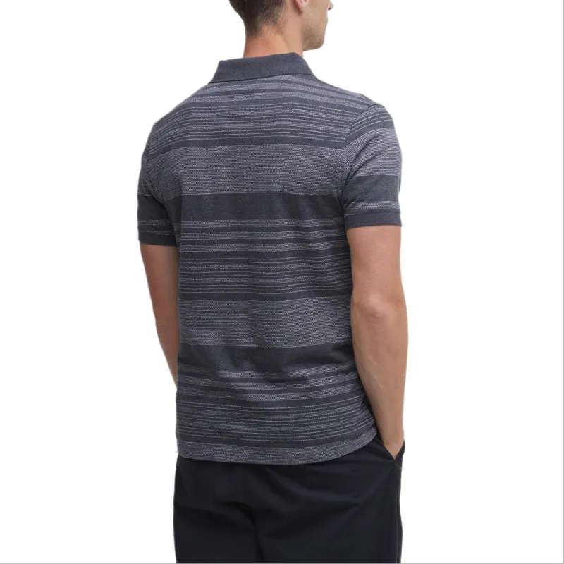 BARBOUR FW24 Polo Shirt Men's Charcoal Gray-2