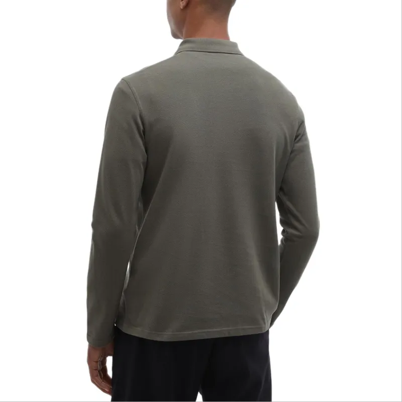 BARBOUR FW24 Polo Shirt Men's Green-3